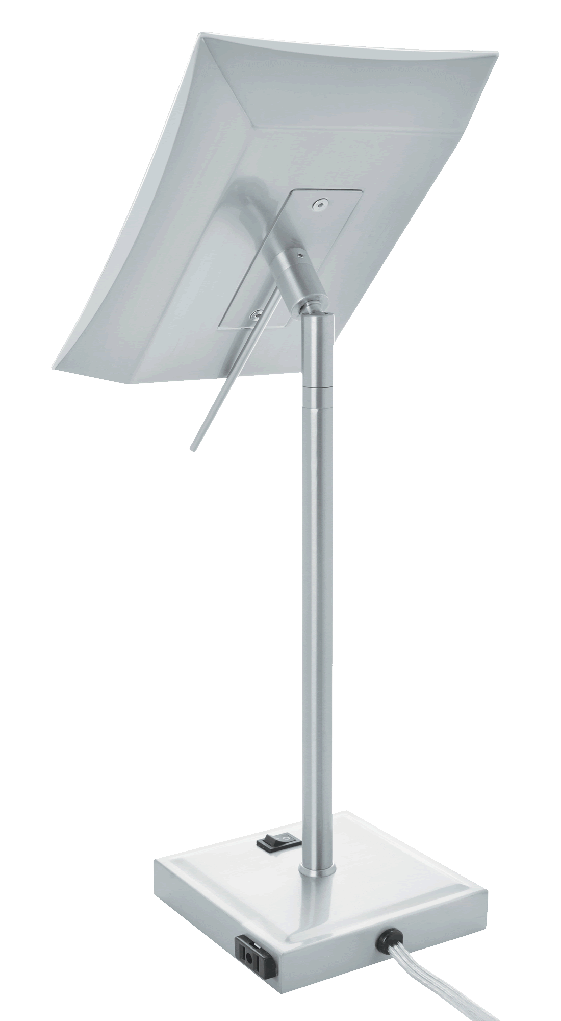 Satin Nickel Finish - Rear Veiw
