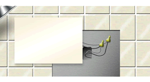 ClearMirror Fogless Electrically Heated Permanent Shower Mirror - 4 Sizes