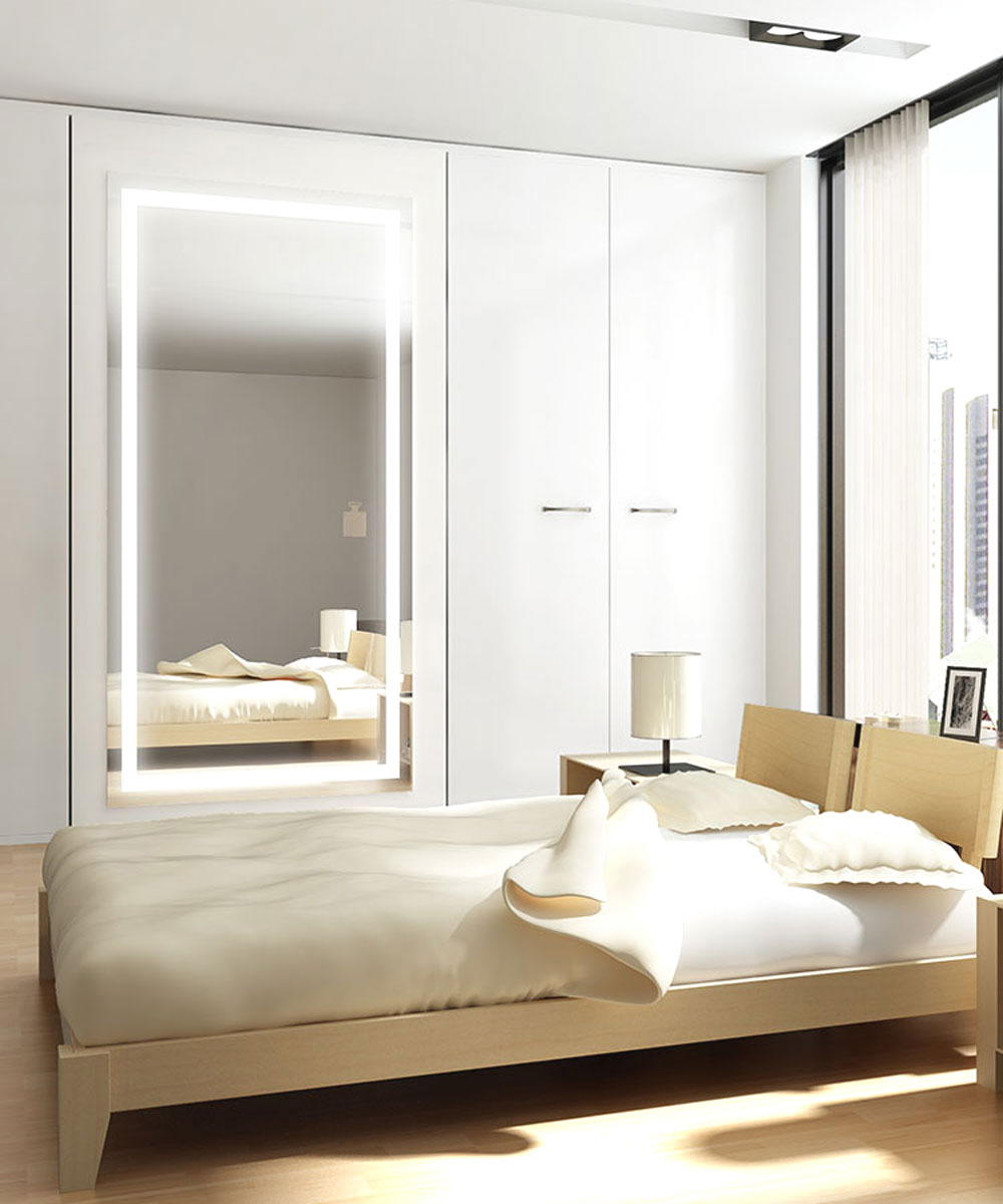 Integrity LED Frameless Wardrobe Mirror w/ AVA Option - Electric Mirror