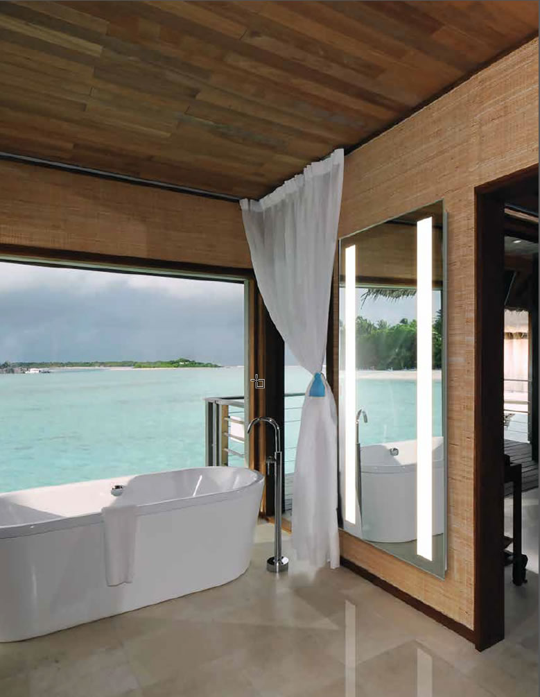 Electric Mirror Fusion Wardrobe + AVA LED Mirror