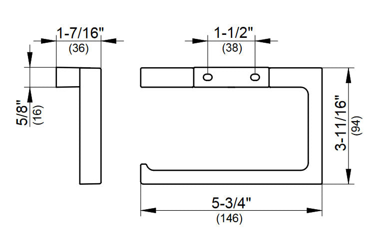 Keuco Edition 11 Toilet Paper Holder and Spare Paper Holder, 5 finishes