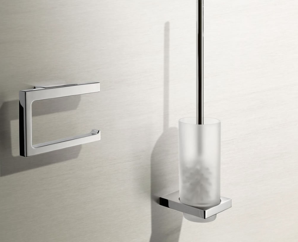 Edition 11 Toilet Brush Set - Wall Mounted, 5 Finishes - Keuco