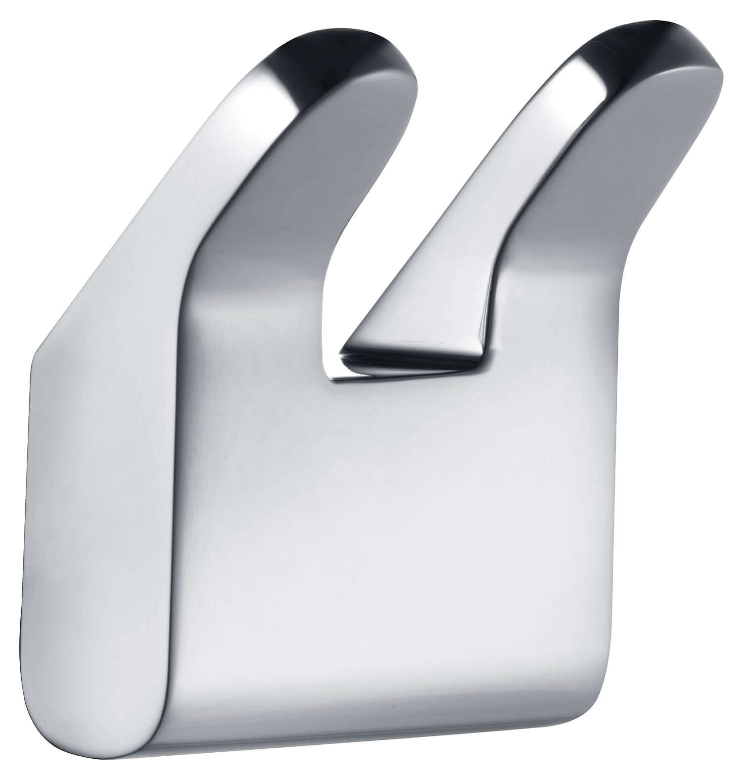 Keuco Collection Moll Towel Hooks - Single and Double, Polished Chrome