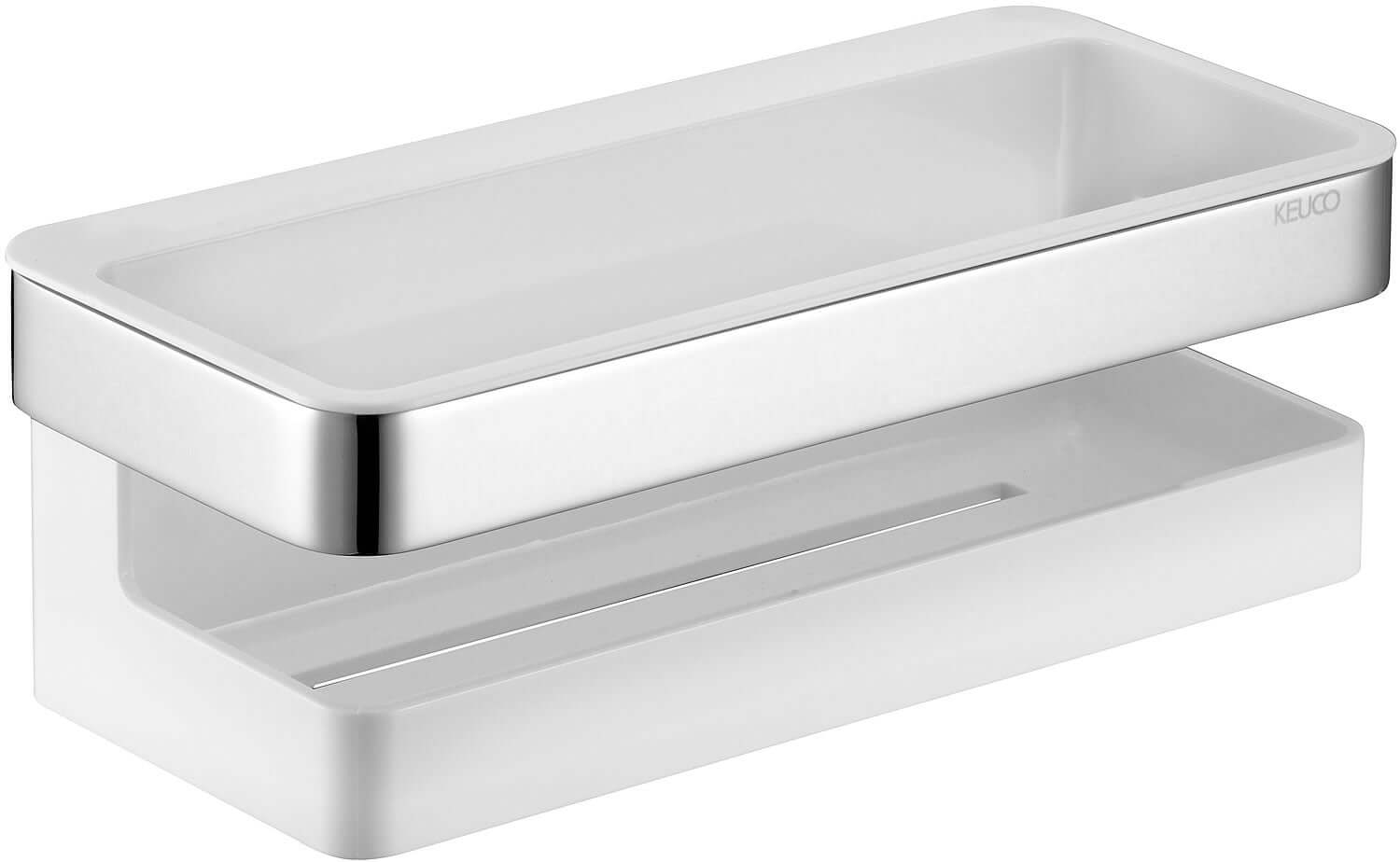 Keuco Collection Moll Shower Basket with Detachable Synthetic Insert - OPEN BOX