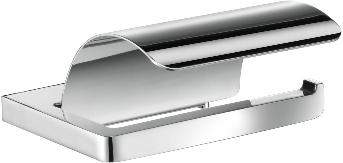 Collection Moll Toilet Paper Holder with Lid and Spare Roll Holder - Keuco - Perfect Makeup Mirrors