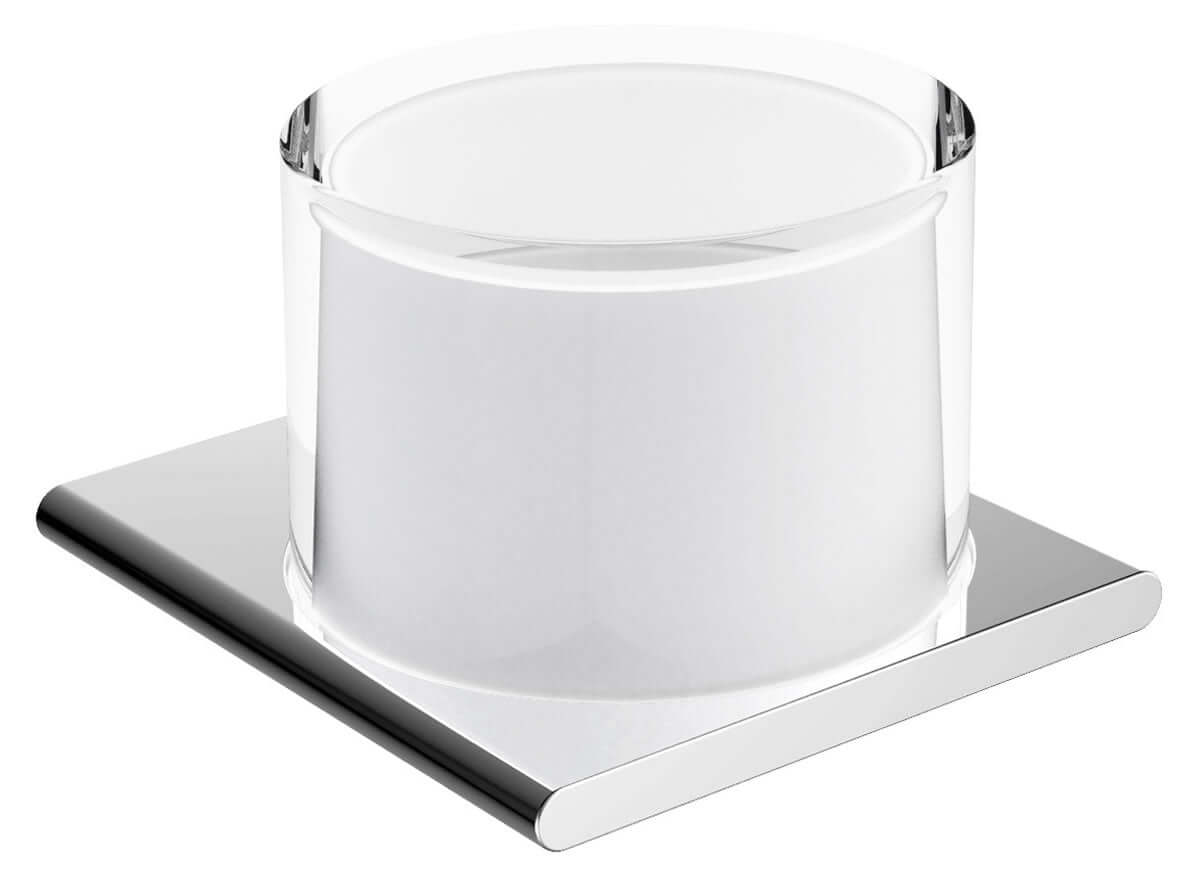 Keuco Edition 400 Bottom Dispensing Lotion Dispenser - Matte Crystal Glass