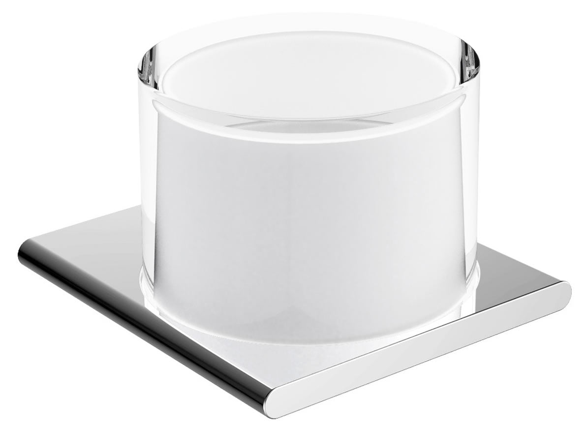 Edition 400 Bottom Dispensing Lotion Dispenser - Matte Crystal Glass - Keuco