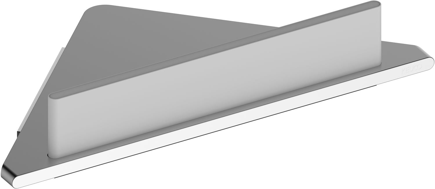 Keuco Edition 400 Shower Shelves - Rectangular, or Corner Shower Shelf, some with Hidden Squeegee