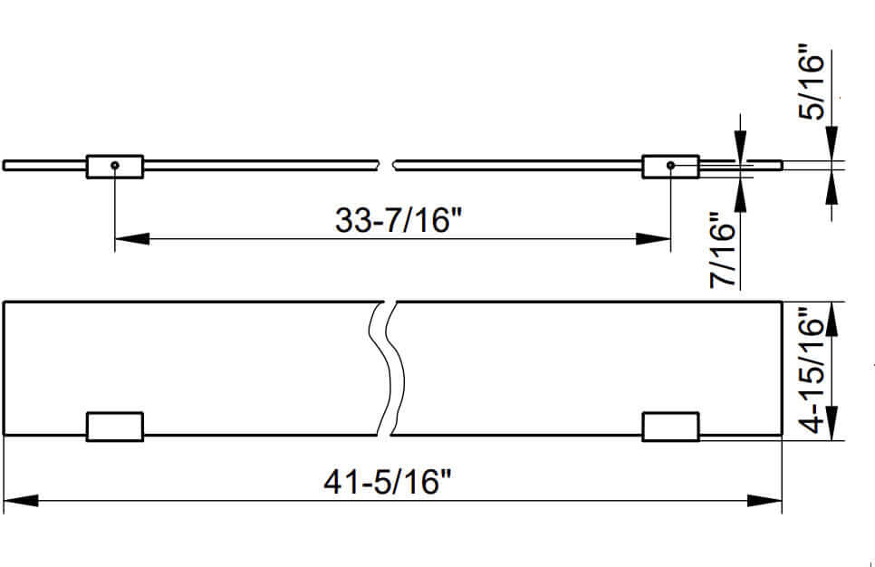 Keuco Edition 400 Crystalline Glass Shelf with Brackets, 2 Sizes, 3 Finishes