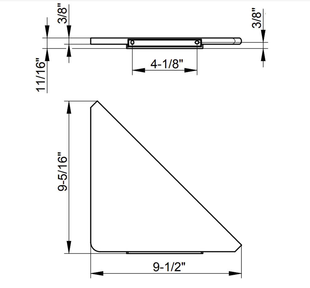Keuco Edition 400 Shower Shelves - Rectangular, or Corner Shower Shelf, some with Hidden Squeegee