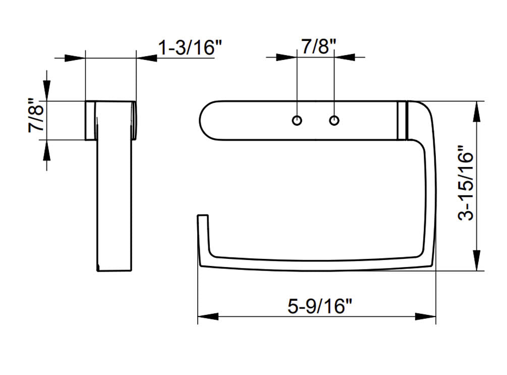 Keuco Elegance Toilet Paper Holder and Spare Roll Holder