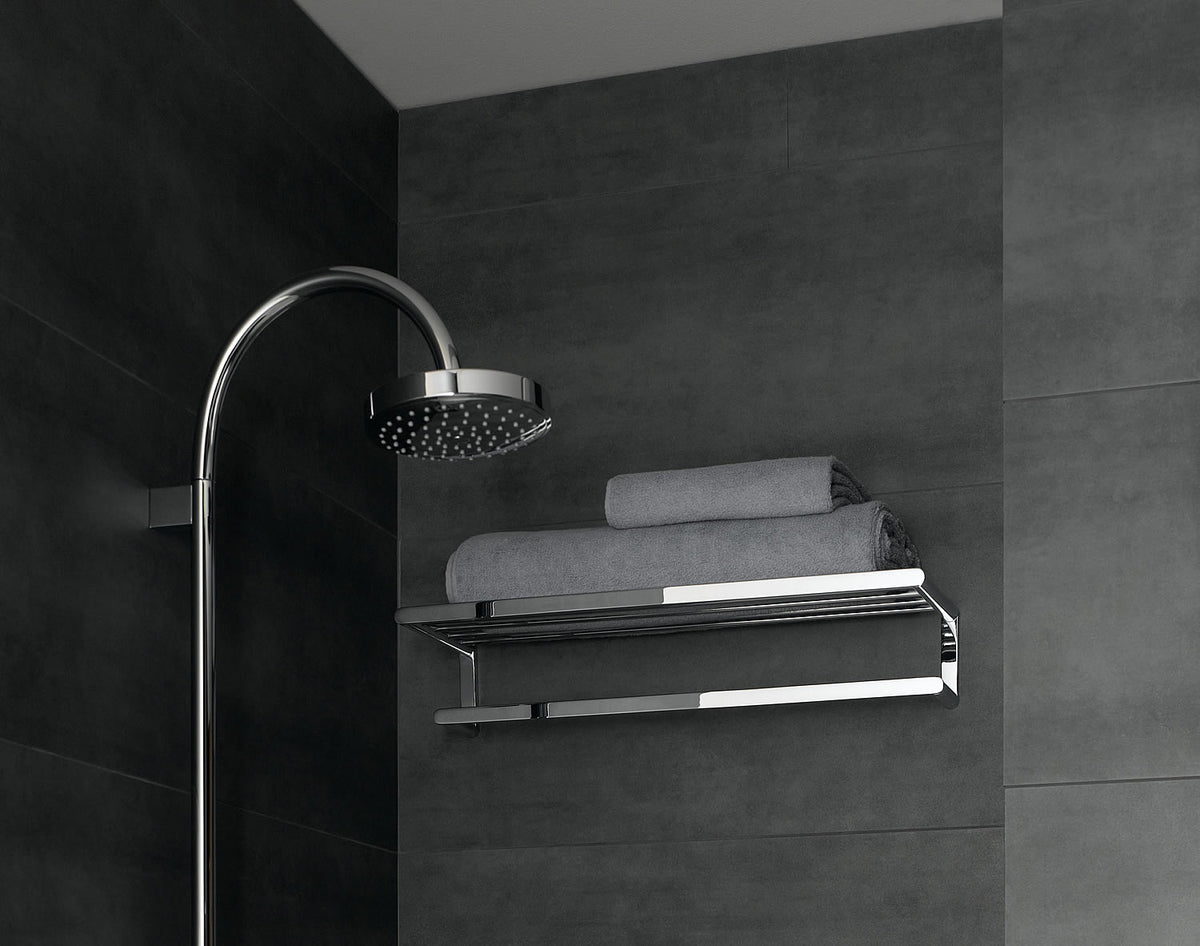 Elegance Towel Rack Holds an Extra Towel Supply - Keuco - Perfect Makeup Mirrors