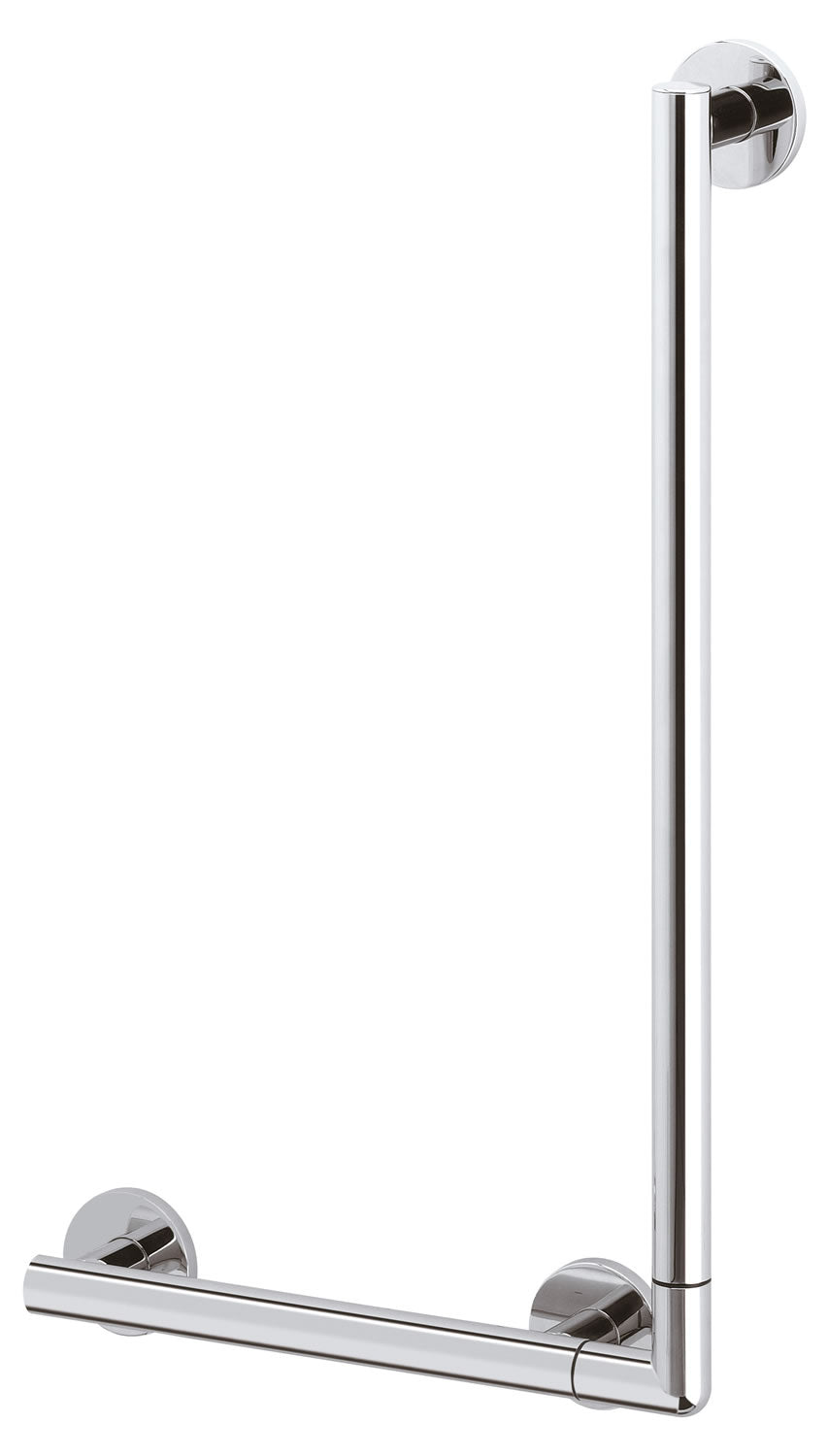 Plan Care ADA Angle Bar 90° - Polished Chrome - 24" or 48" - Keuco - Perfect Makeup Mirrors