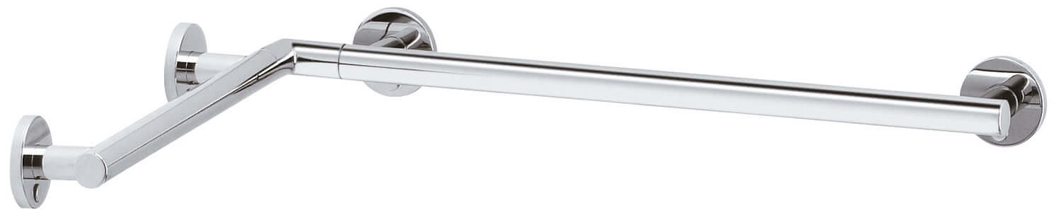Keuco Plan Care ADA Corner Rail, Chrome, 3 Sizes
