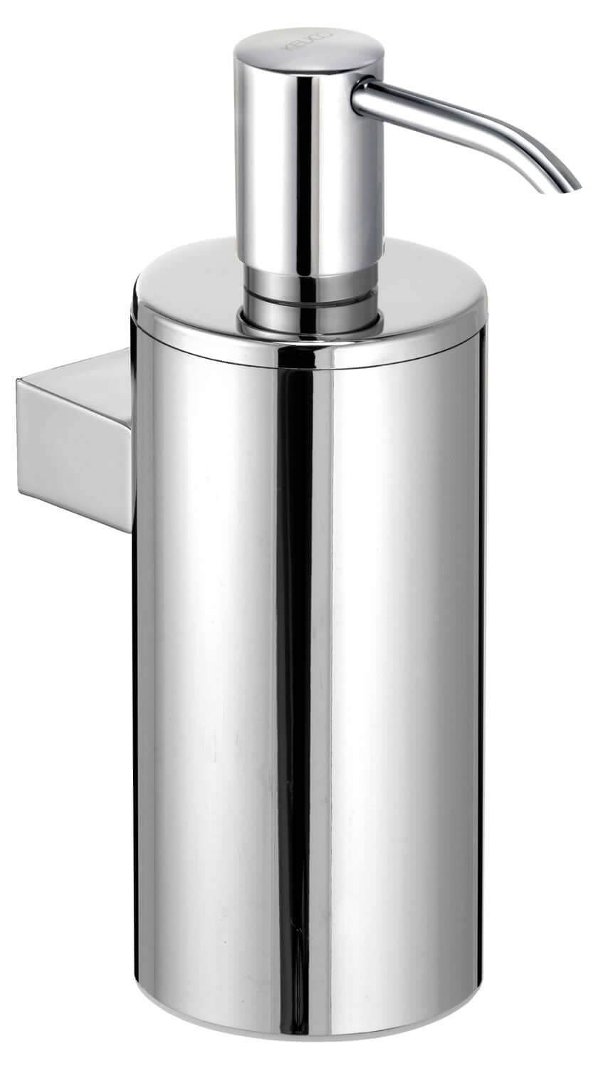 Keuco Plan Wall-Mount Soap/Lotion Dispenser Chrome or Stainless Steel