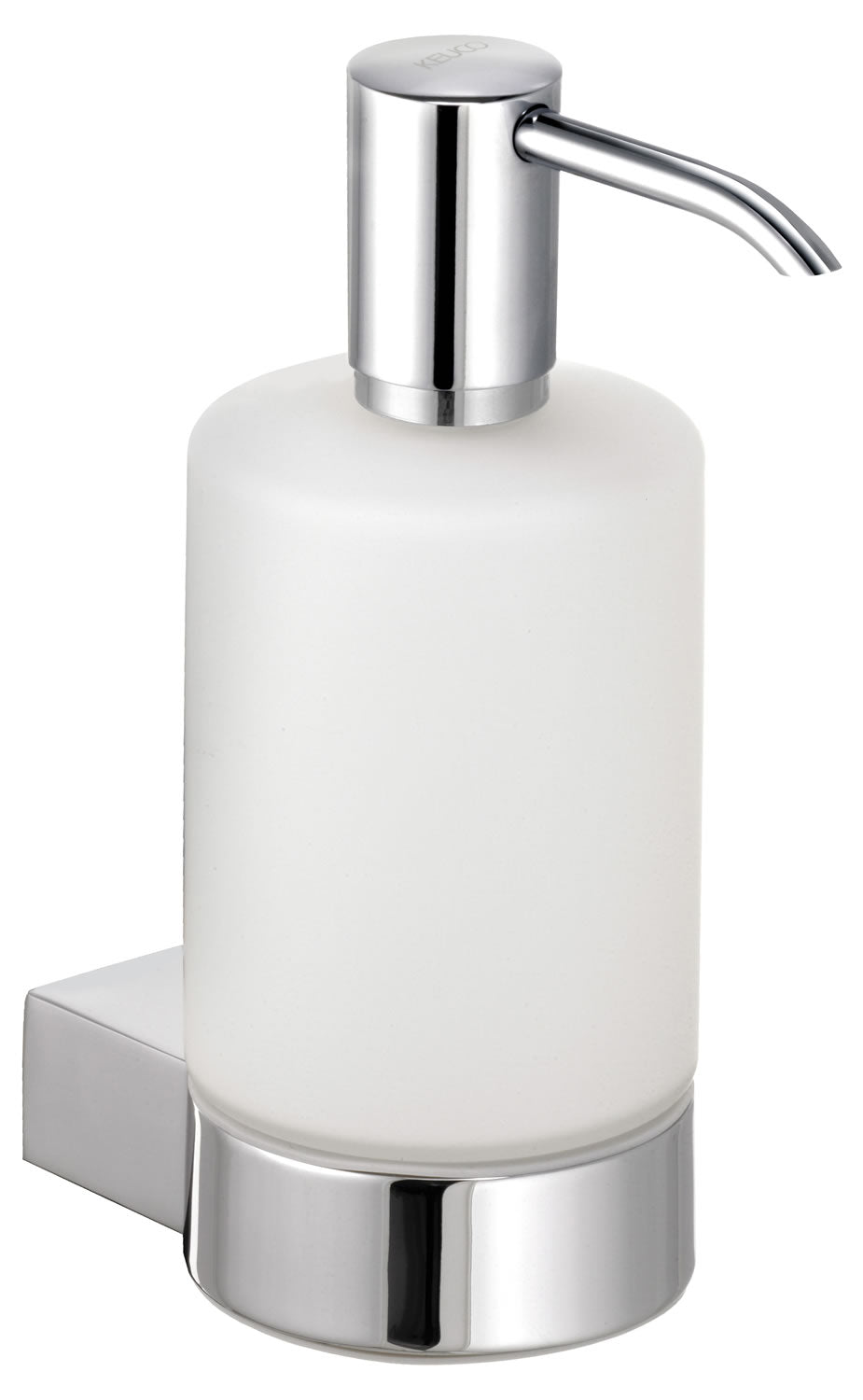 Plan Soap/Lotion Dispenser, Matte Crystal Bottle - Keuco - Perfect Makeup Mirrors