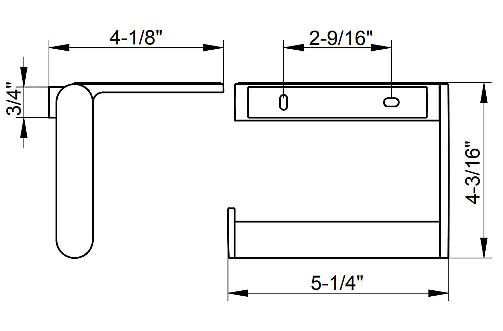 Keuco Plan Toilet Paper Holder with Shelf in Polished Chrome or Stainless Steel Finish