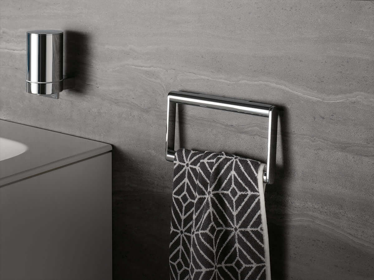 Keuco Plan Towel Ring - Stainless Steel or Polished Chrome