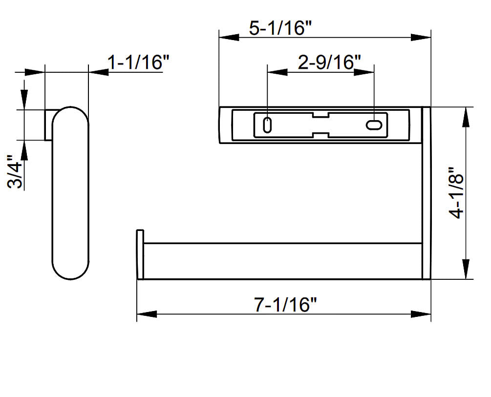 Plan Open Towel Ring - Stainless Steel or Polished Chrome - Keuco - Perfect Makeup Mirrors