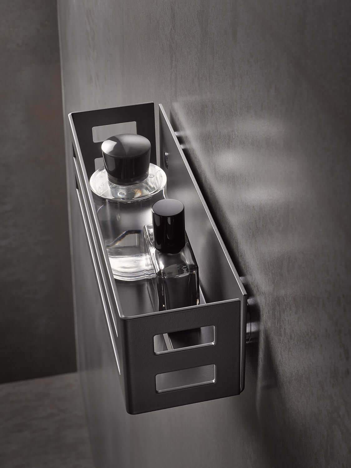 Keuco Shower Basket in Matte Black or Matte White