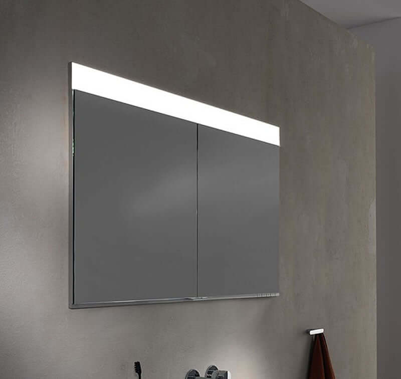 Keuco Edition 400 LED Sufrace Bathroom Cabinet, Mirrors In & Out - 4 Sizes