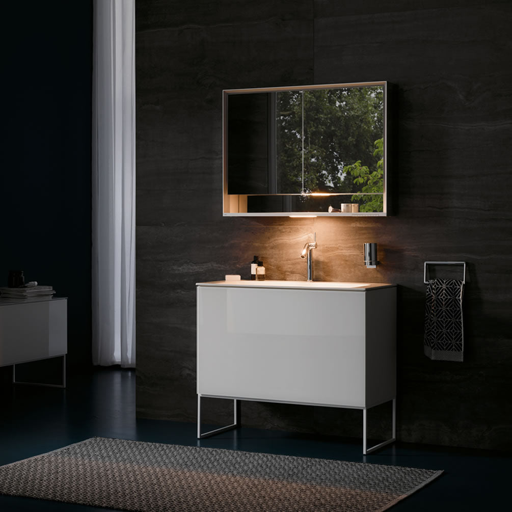 Keuco Royal Lumos Smart LED 1-Door Mirrored Bathroom Cabinet