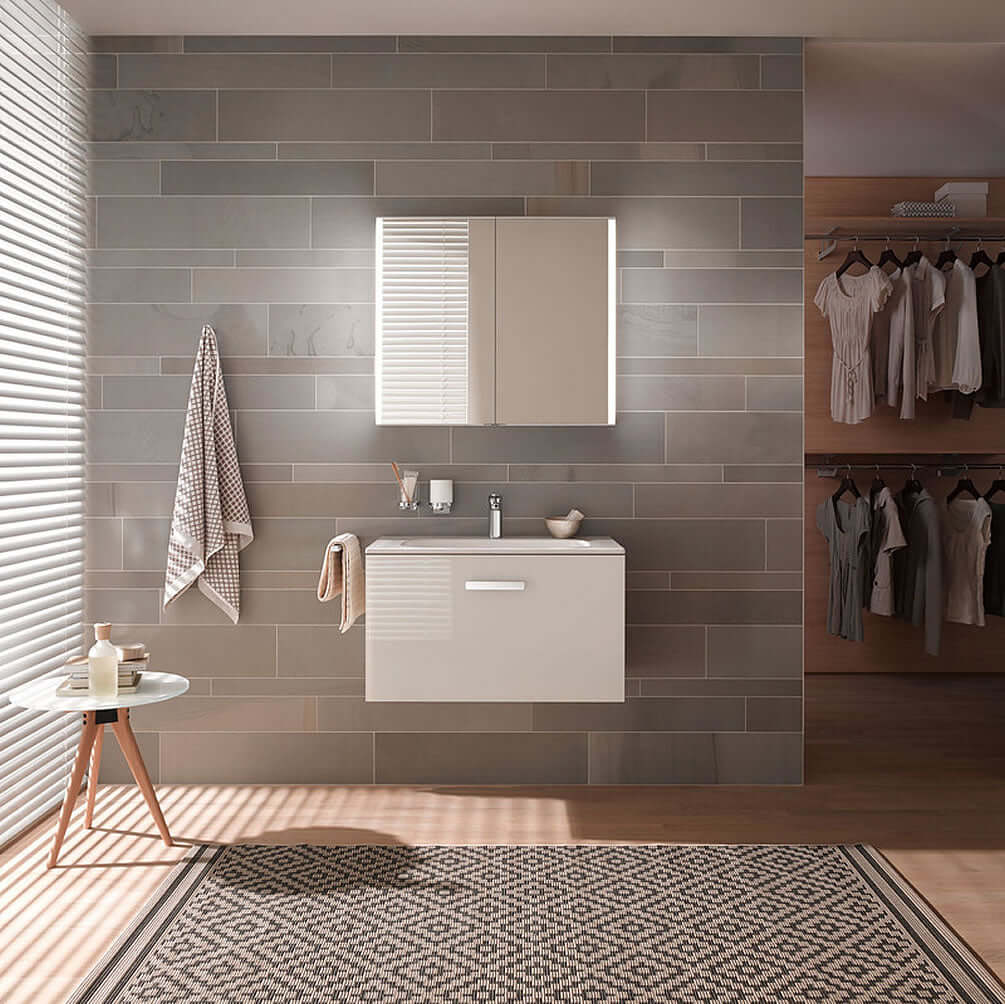 Keuco Royal Match Mirrored LED Bathroom Cabinet, Flex Storage - 8 Variations