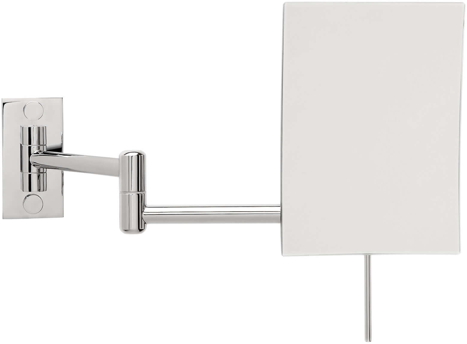 The Epure "frameless" wall-mounted makeup mirror is sleek and svelte. Plus it''s beautiful and extends out to 15".