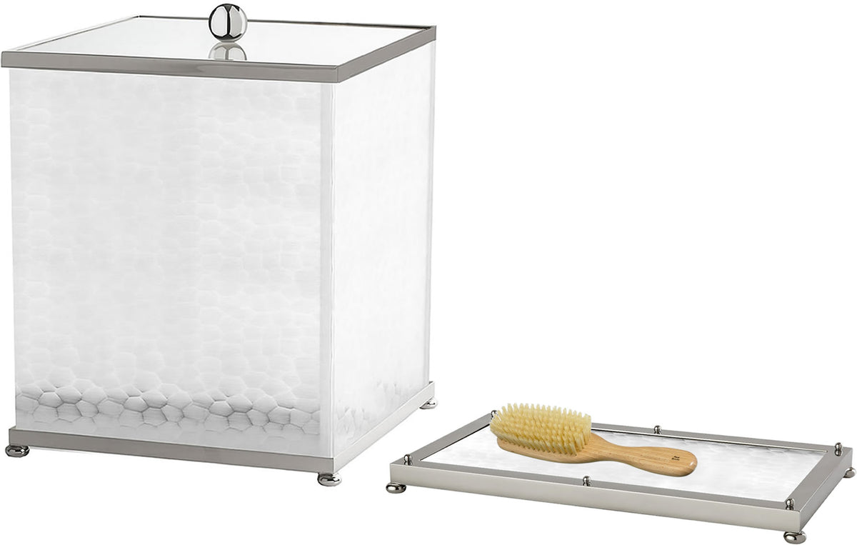 Cristal & Bronze Honeycomb Comb & Brush Tray – 27 Finishes - Perfect Makeup Mirrors