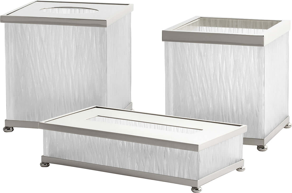 Cristal&Bronze Bambou by Frank Benito - Tissue Boxes in 27 Finishes