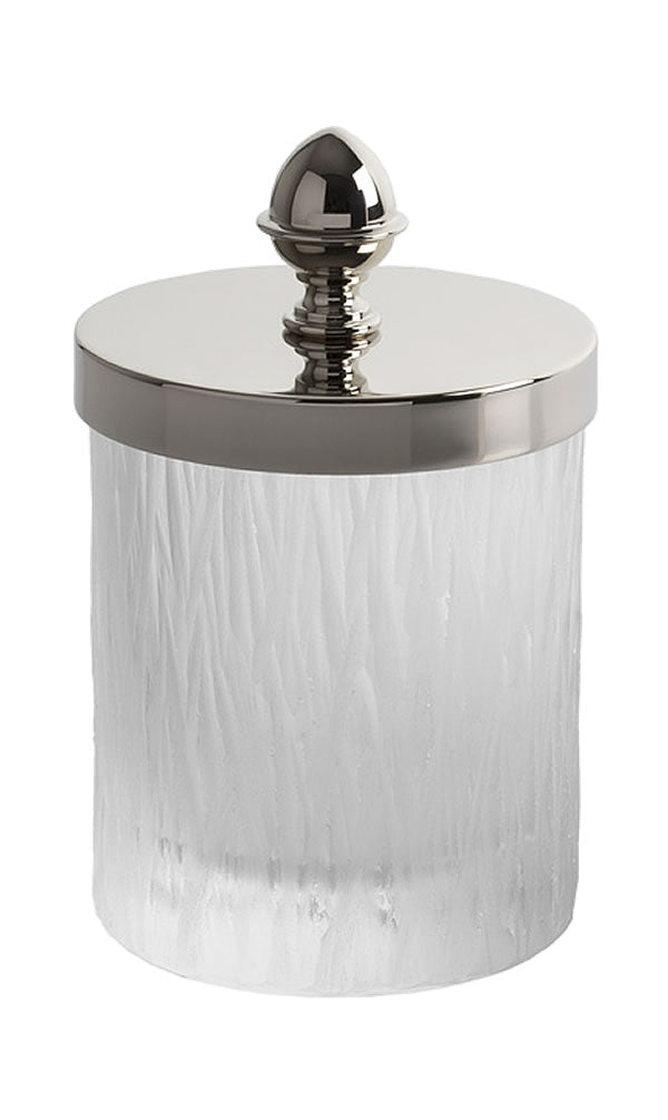 Bambou Q-Tip Holders in 2 Sizes and 27 Finishes - Cristal & Bronze - Perfect Makeup Mirrors