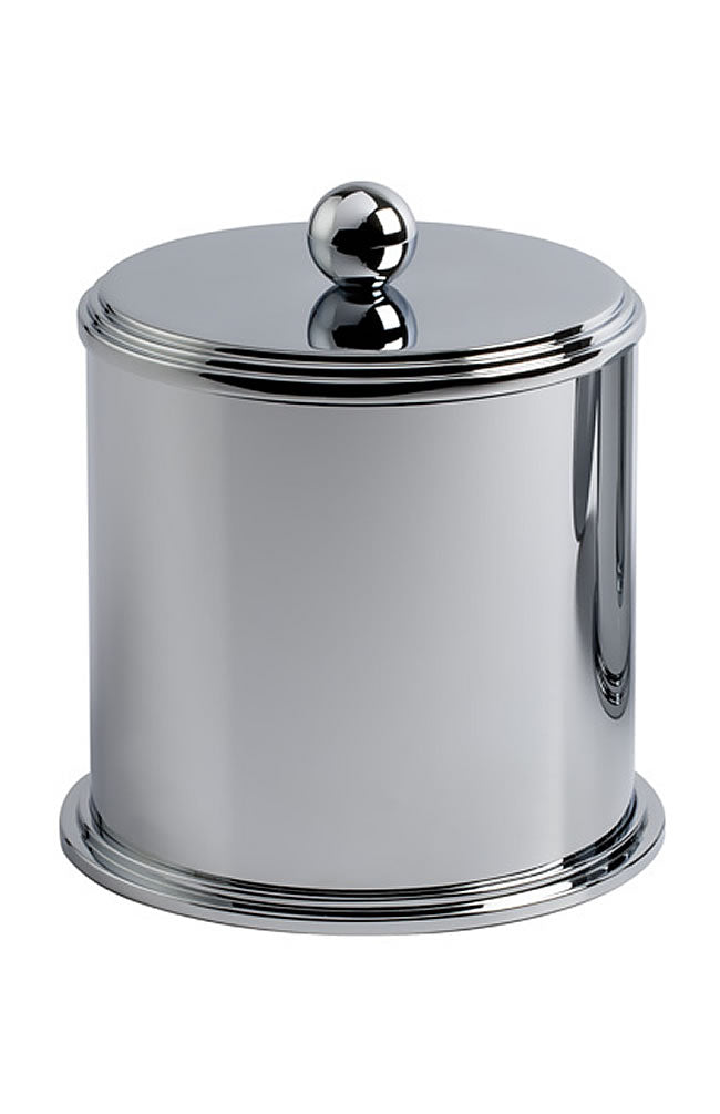 Transatlantique Q-Tip Jar – 27 Metals - Cristal & Bronze - Perfect Makeup Mirrors