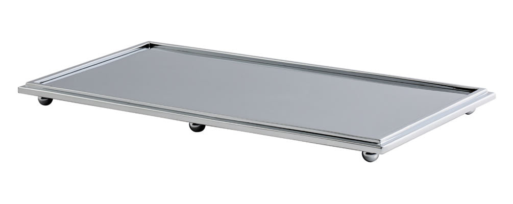 Comb & Brush Bathroom Tray - Cristal & Bronze - Perfect Makeup Mirrors