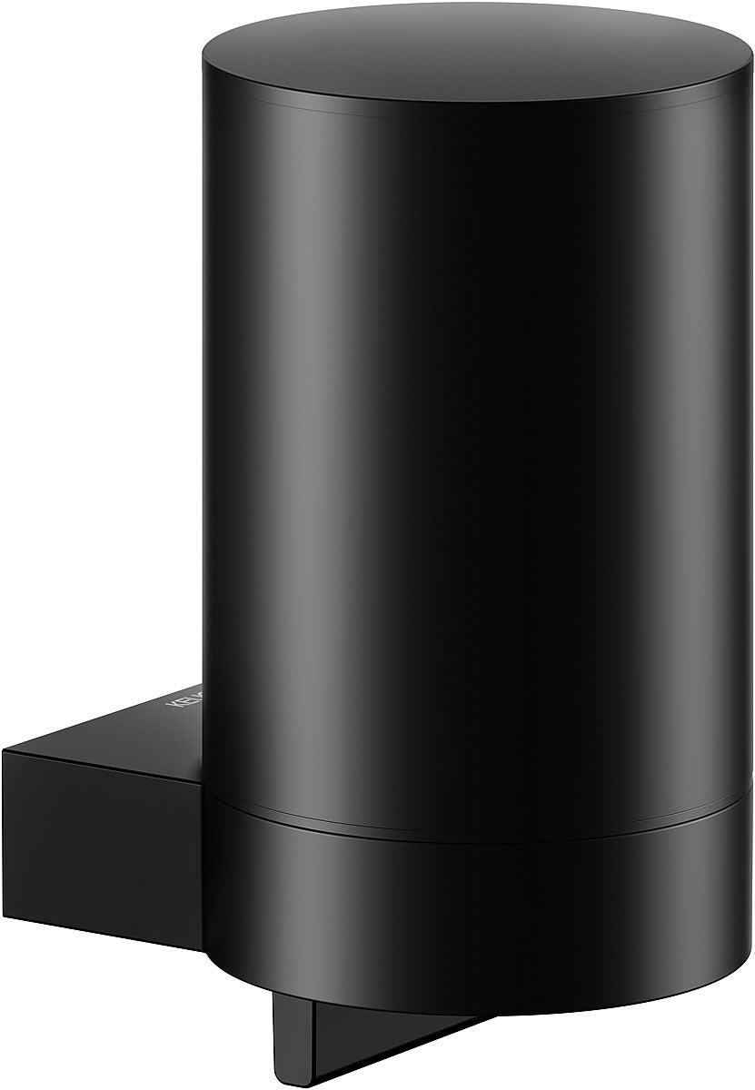 Black Collection Liquid Soap/Loation Bottom Dispenser - Keuco - Perfect Makeup Mirrors