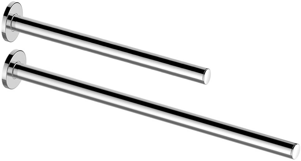 Keuco Plan Towel Series Holder - 2 Sizes, Stainless Steel, Matte Black, or Polished Chrome