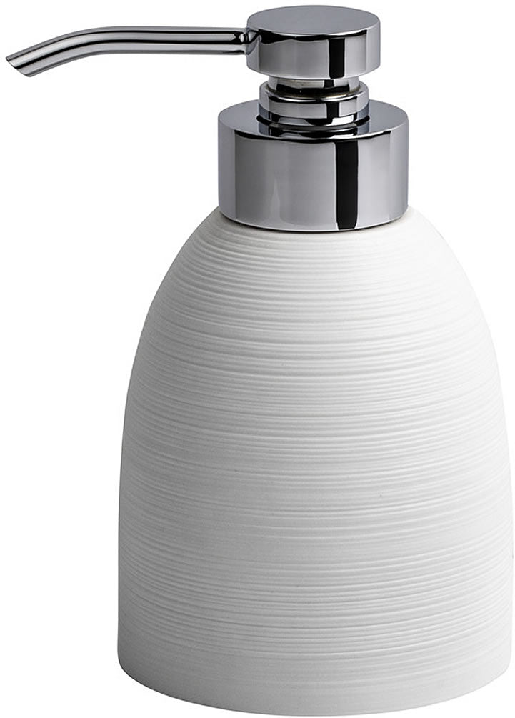 Serdaneli Hemisphere Limoges Porcelain Soap / Lotion Dispenser - Perfect Makeup Mirrors