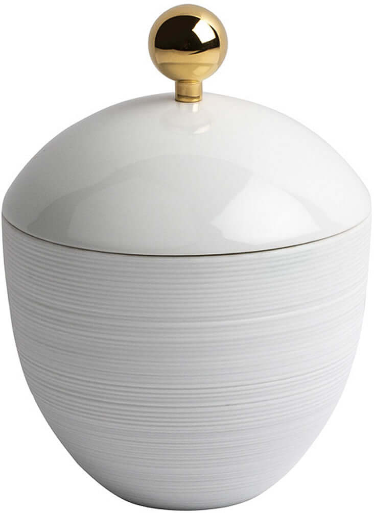 Serdaneli Hemisphere Limoges Porcelain Q-Tip Jars in 2 Sizes