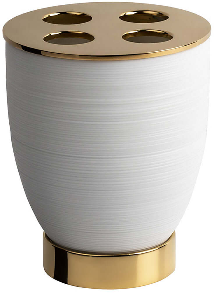 Serdaneli Hemisphere Limoges Porcelain Toothbrush Holder