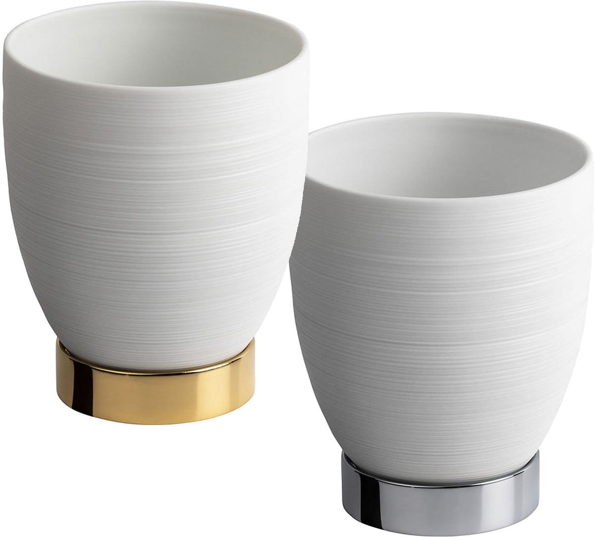 Serdaneli Hemisphere Limoges Porcelain Tumbler - Perfect Makeup Mirrors