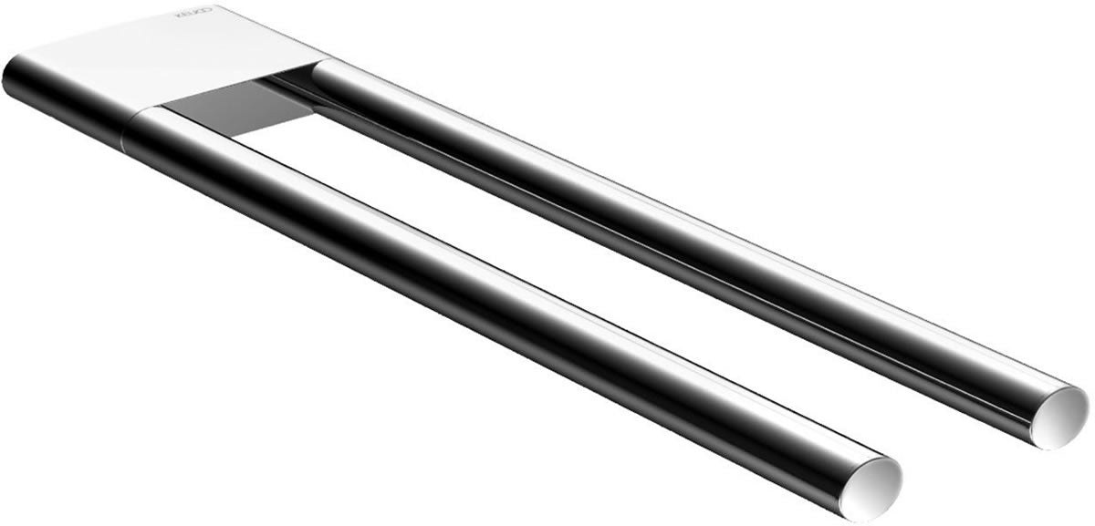 Edition 400 Double Towel Holder, 2 Sizes, 4 Finishes - Keuco