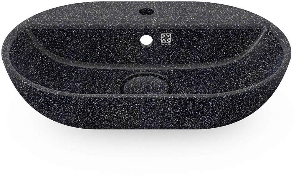 Woodio Soft60 Above-Mount Sink with Tap Hole - 10 Colors