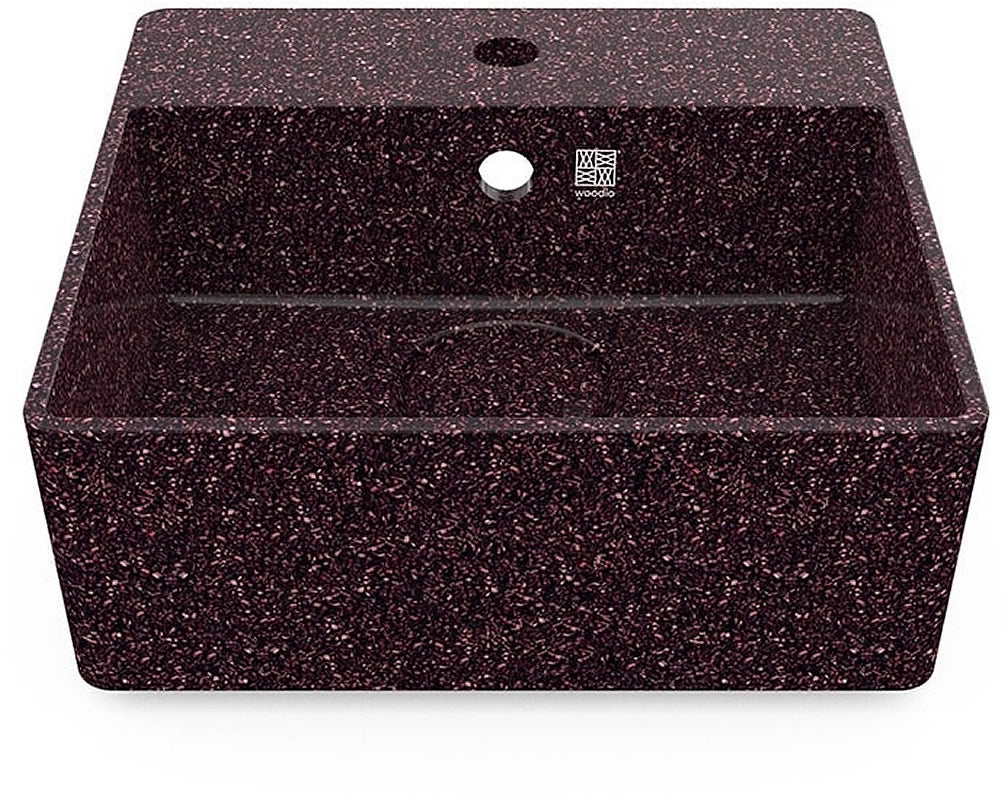 Cube40 Wall-Mounted Wood Sink (10 Colors) – Woodio - Perfect Makeup Mirrors