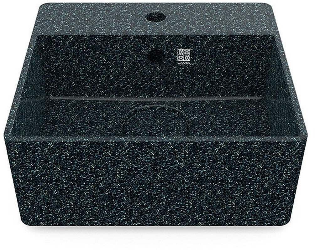 Cube40 Above-Mount Sink for 1-Hole Faucet - 10 Colors - Woodio - Perfect Makeup Mirrors