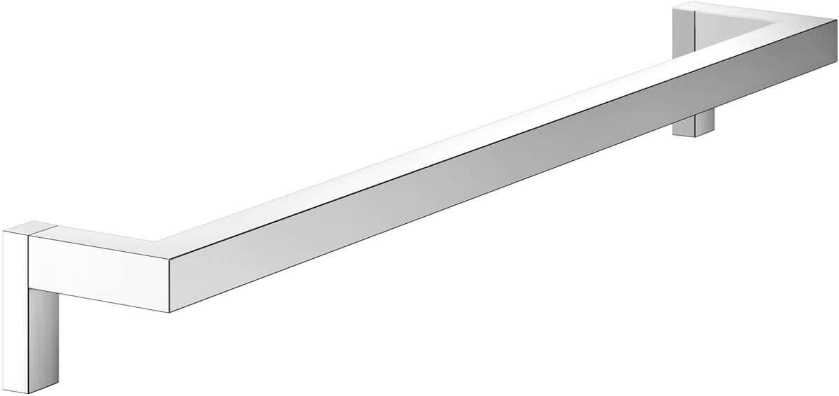 Keuco Edition 90 Square Towel Bar, Chrome, 2 Sizes