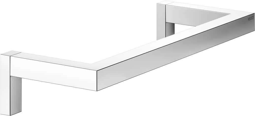 Keuco Edition 90 Square Towel Ring, Polished Chrome