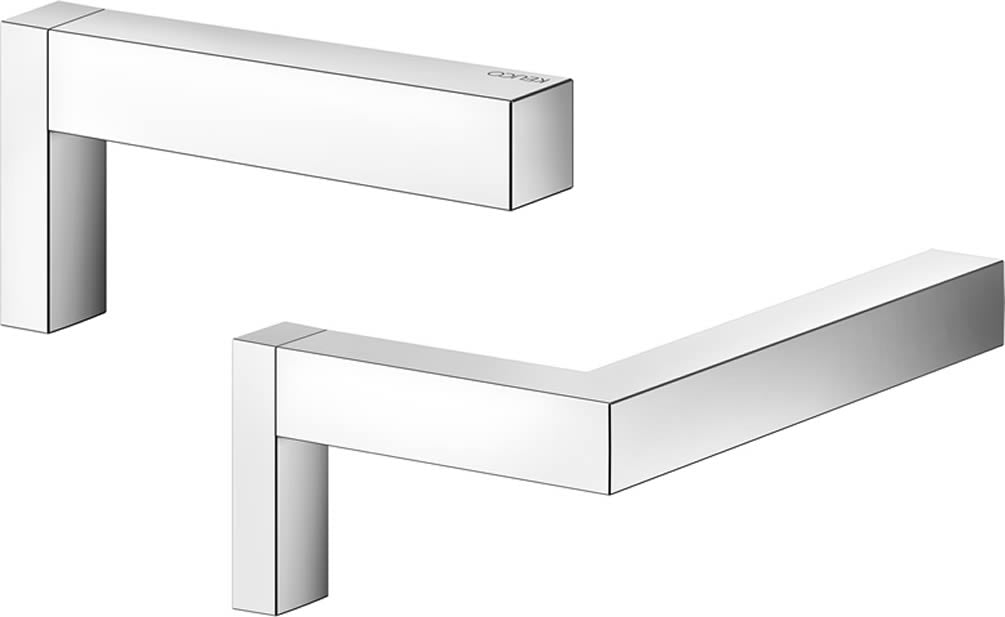 Edition 90 Square Toilet Paper Holder, Spare Holder - Keuco - Perfect Makeup Mirrors