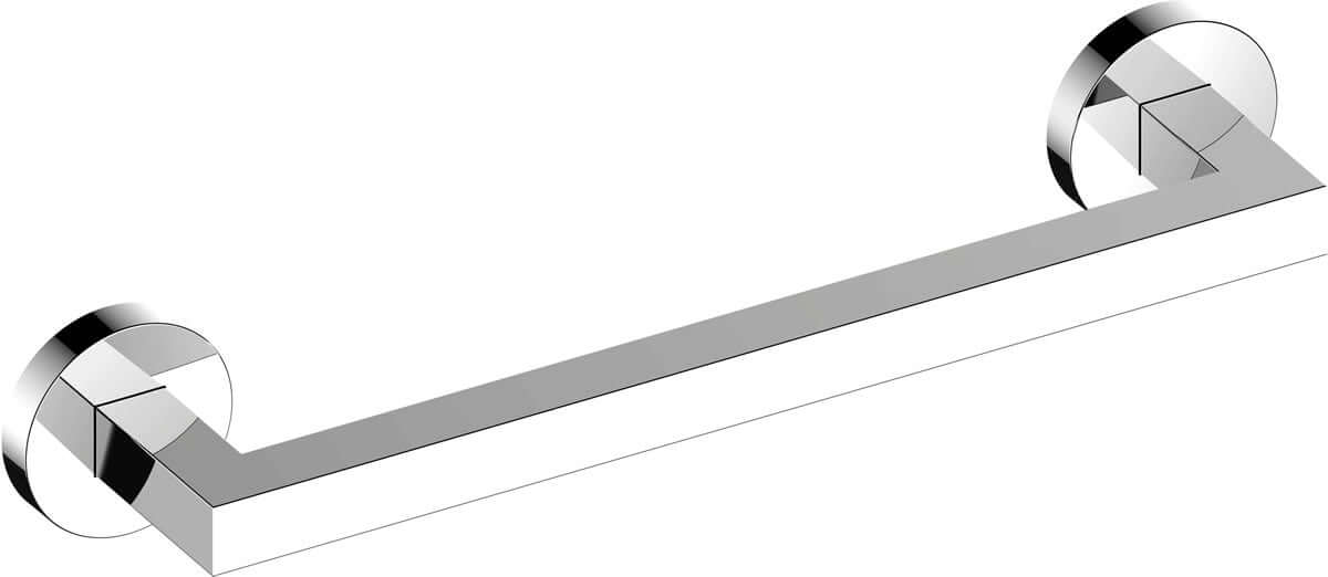 Keuco Edition 90 14" Grab Bar, Polished Chrome