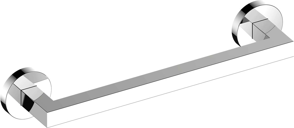Edition 90 14" Grab Bar, Polished Chrome - Keuco - Perfect Makeup Mirrors