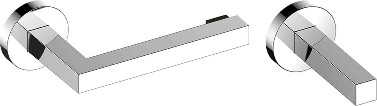 Keuco Edition 90 Toilet Paper Holder and Spare Roll Holder