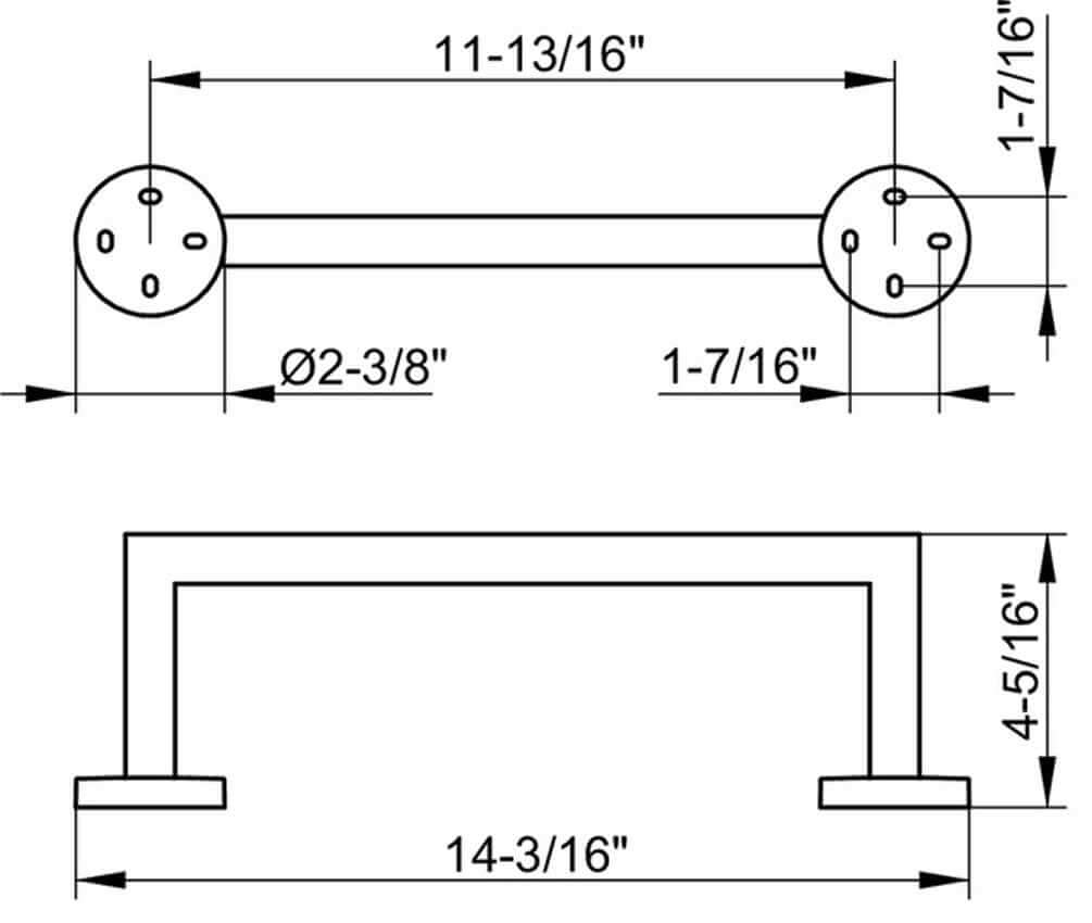 Keuco Edition 90 Towel Ring in Polished Chrome
